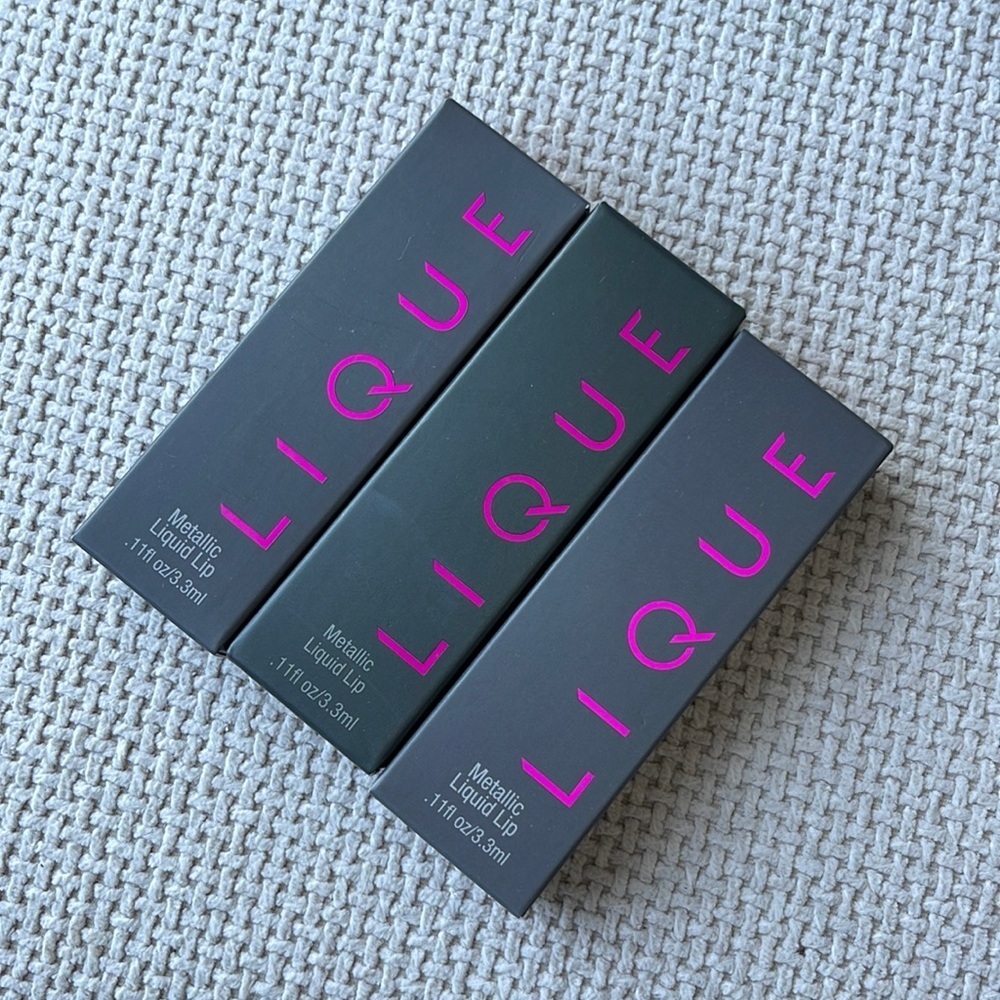 LIQUE Metallic Liquid Lip 3-Piece Bundle